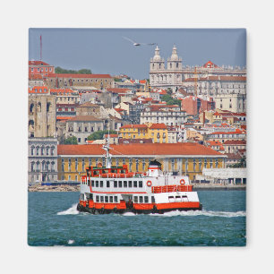 Lisbon view from Tagus river Magnet