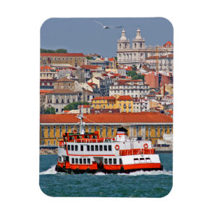 Lisbon view from Tagus river Magnet