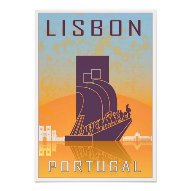 Lisbon vintage poster (Front)