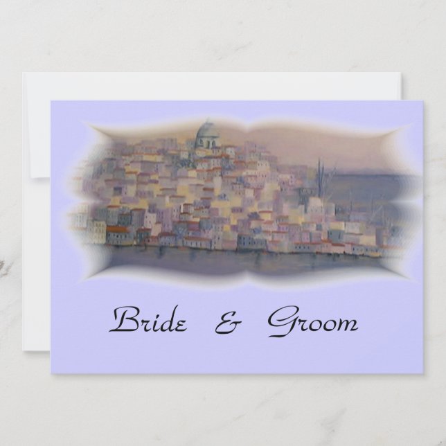 Lisbon wedding invitation (Front)