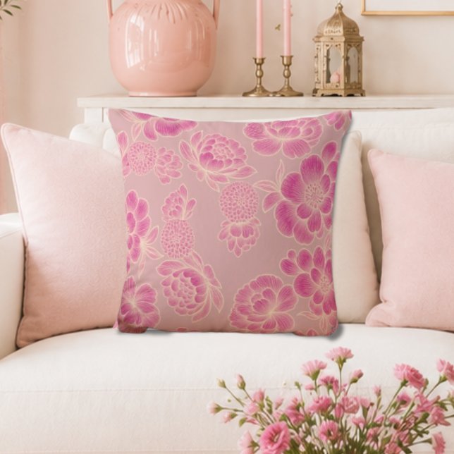 Lise Soft Pink 🌸 Elegant Floral Cushion (Creator Uploaded)