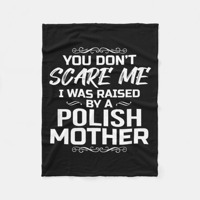 Lish Mother Raised Gift  Fleece Blanket (Front)