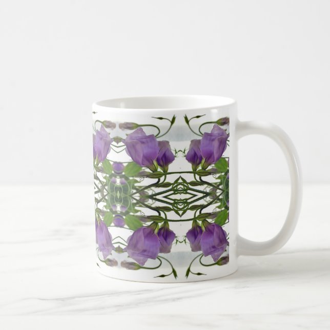Lisianthus flower mug (Right)