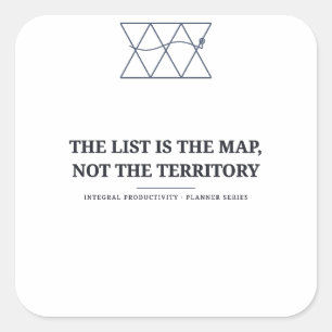 List Is the Map Planner Sticker