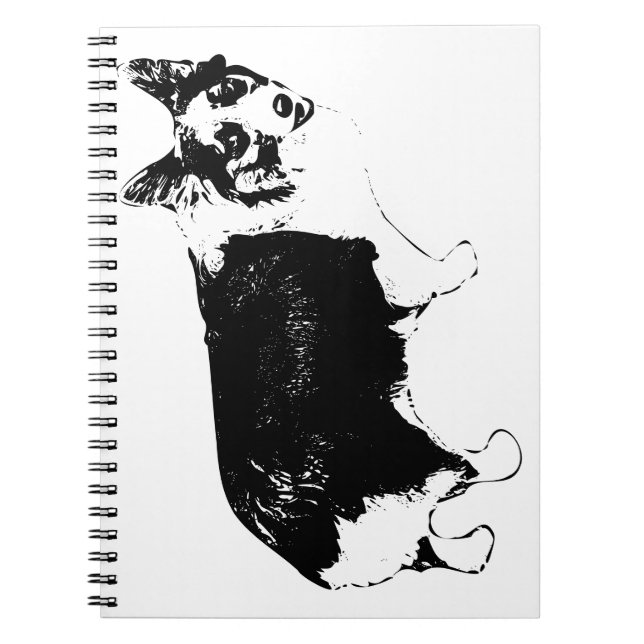 List-Making Corgi Spirit Notebook (Front)