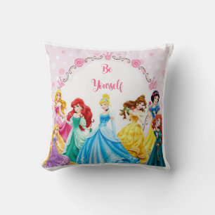 list of princesses throw pillow