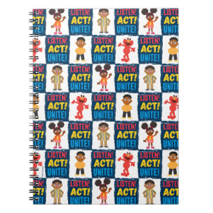 Listen! Act! Unite! Pattern Notebook