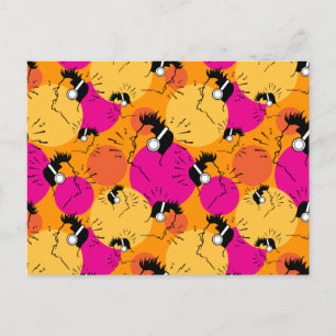 Listen and sing postcard