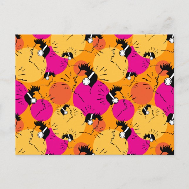 Listen and sing postcard (Front)