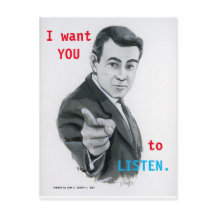 LISTEN postcard