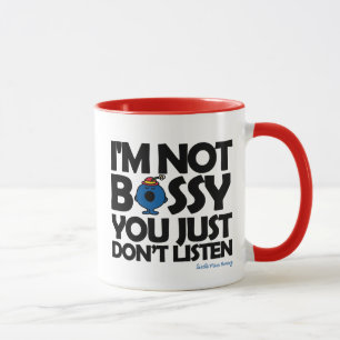 Listen To Little Miss Bossy Mug