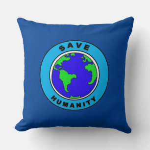 Listen To The Planet Throw Pillow