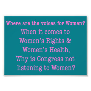 Listen to Women (2017) Photo Print