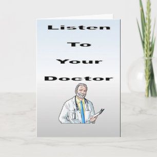 Listen to Your Doctor Card