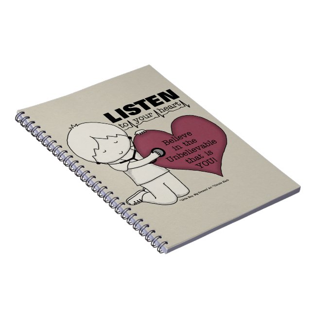 Listen to Your Heart Notebook (Right Side)