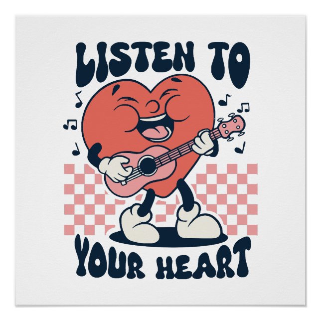 listen to your heart poster (Front)