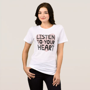 Listen to Your Heart Retro Boho Tee