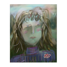 Listening ~ Modern Feminine Portrait 20x16