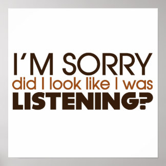 Listening Poster