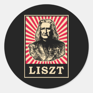 Liszt Classic Round Sticker