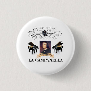 liszt piano haven 3 cm round badge