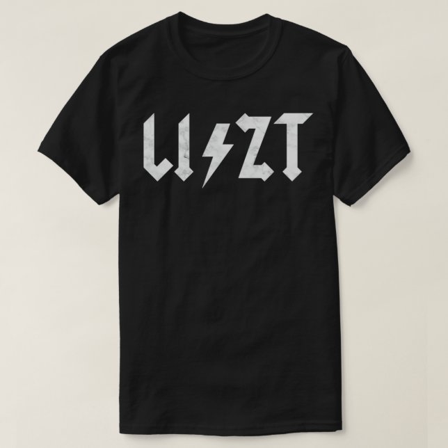 Liszt Rocks T-Shirt (Design Front)