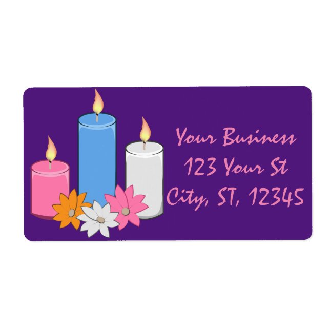 Lit Candle Flowers Thunder_Cove (Front)