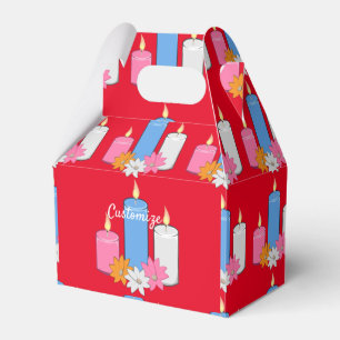 Lit Candle Flowers  Thunder_Cove  Favour Box