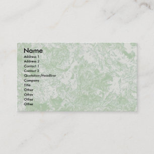 Lit green marble business cards