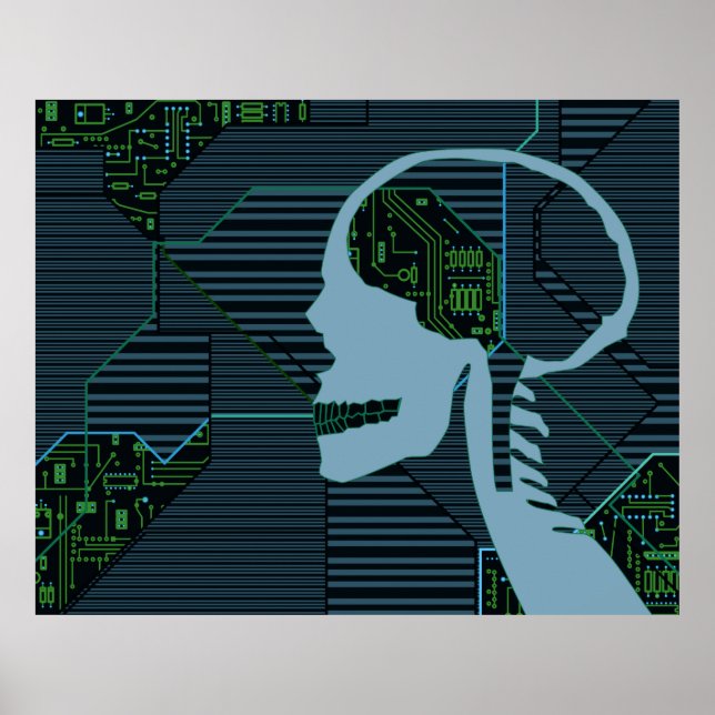 lit logicskull poster (Front)