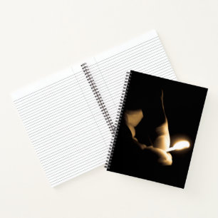 Lit Match Fire Notebook