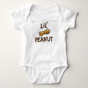lit peanut onsie baby bodysuit