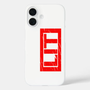 Lit Stamp iPhone 16 Case