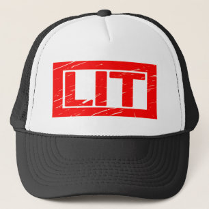 Lit Stamp Trucker Hat