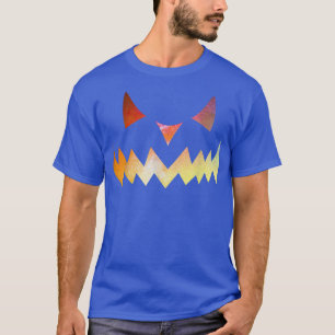 Lit Up Scary Eyes Jack o lantern Halloween October T-Shirt