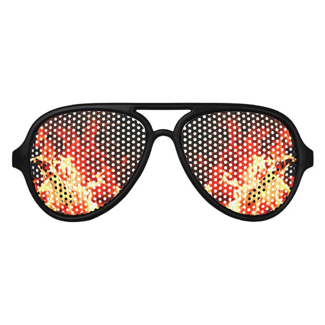 Lit with Fire Party Sunglasses (Front)