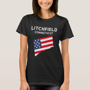 Litchfield Connecticut USA State America Travel Co T-Shirt