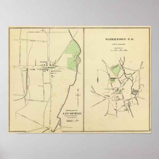 Litchfield, Watertown Poster (Front)