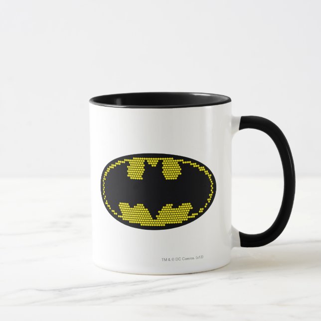 Lite-Brite Bat Emblem Mug (Right)