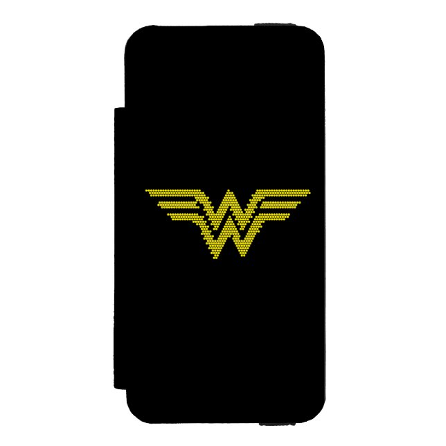 Lite-Brite WW Symbol Incipio iPhone Wallet Case (Folio Front)