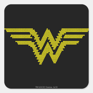 Lite-Brite WW Symbol Square Sticker