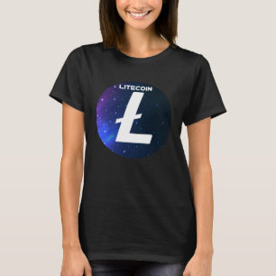 Litecoin Cryptocurrency Space Galaxy LTC Crypto Mo T-Shirt