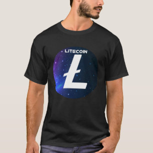 Litecoin Cryptocurrency Space Galaxy LTC Crypto Mo T-Shirt