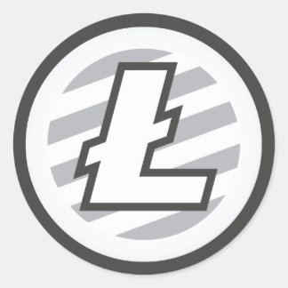 Litecoin Logo Round Sticker