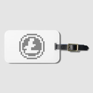 Litecoin LTC 8-Bit Logo | Luggage Tag