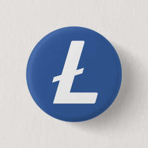 Litecoin (LTC) Cryptocurrency Blockchain Flair 3 Cm Round Badge