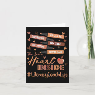 Literacy Coach We Can Be Different Black History M Card