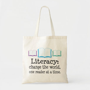 Literacy Definition Tote Bag