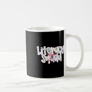 Literacy Squad Coquette Back To School Librarian S Coffee Mug