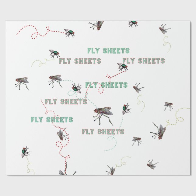 LITERAL FLY SHEETS  WRAPPING PAPER (Flat)